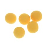 マジック ソフト スポンジ ボール クローズ アップ マジック ステージ トリック小道具 50個入り (イエロー, 4.5cm)