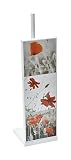 Evideco 6716418 Poppy自立バスルームメタルPrintedトイレティッシュ紙ロールホルダーReserve 3 Rolls