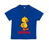 BabyChips あひる姉(名入れ半袖ベビーTシャツ) 100 ロイヤルブルー