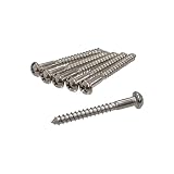 YJB PARTS シンクロトレモロブリッジ固定用ネジ 6pcs/set インチ ニッケル