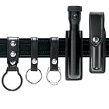 Safariland 306 Open Top Mini Flashlight Carrier, Basketweave Black, SureFire 6P, Basketweave Black [