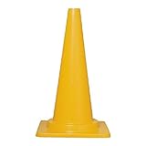 （ お徳用 20個セット）サンコー 三角コーン(パイロン/カットコーン) φ50 イエロー(黄) 三甲