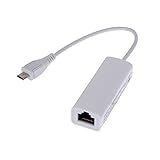 Caxico マイクロ USB 2.0 のタブレットのためのイーサネット 10/100 m RJ45 ネットワーク LAN アダプター カードに 5 ピン