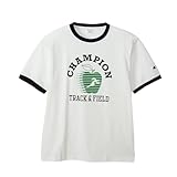 [チャンピオン] 半袖Tシャツ 半袖 丸首 綿100% cotton USA ストーンバイオウォッシュ グラフィックロゴプリント ショートスリーブリンガーTシャツ メンズカジュアル C3-B336 メンズ ブラック