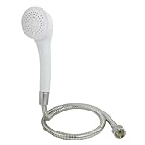 uxcell 浴室　シャワーヘッド プラスチック製 ウォール マウン 浴室 ハンド ヘルド ミニ ホール