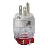 明工社 医用接地プラグ 15A 125V 赤 ME2591XXR
