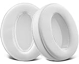 SOULWIT イヤーパッド イヤークッション 交換パッド for Sennheiser HD 4.50BT/HD 4.50BTNC/HD4.50SE/HD4.40BT/HD4.30G/HD4.20S/HD458BT/HD 450/HD450BT/HD400S/HD350BT/Adapt 360(MB 360 UC)/Adapt 361 用 ヘッドホン パッド ホワイト