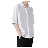 [vigerkar] 夏 半袖シャツ アロハシャツ ビーチシャツ おしゃれ 通気性 シャツ メンズ 半袖 夏 カジュアル ビジネス 薄手 ゆ