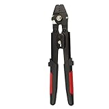 LUBAN Wire Rope Crimper for Crimping Fishing Lines Up To 2.2mm Hanger Rope Plier Tool (Carbon steel)