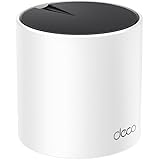 TP-Link Deco AX3000 Whole Home Mesh WiFi 6, Dual-Band, Coverage up to 600 sqm, 160 MHz, 1024-QAM, Seamless AI Roaming, HomeSh