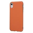 レイ・アウト iPhone XR ケース TPU 耐衝撃Light Carbon/カーボンオレンジ RF-P18CP3/CO