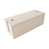 ケーブルボックス コンセントケース コードケース 収納ケース アジア雑貨 手作り ハンドメイド エスニック 雑貨 北欧 木材 天然 直輸入 セール (WHITE_WASH)