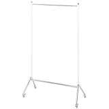 不二貿易 コートハンガー シンプル 高さ176cm ホワイト 35885