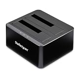 StarTech.com HDD/SSD スタンド／USB 3.0接続／2ベイ／2.5/3.5インチ SATA 1.0/2.0/3.0／ホットスワップ & トップローディング／USB-Aケーブル & ACアダプター付属／ハードドライブドッキングステーション／外付けハードディスク ドック SDOCK2U33V
