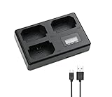 SHEAWA NP-FZ100 充電器 充電情報表示 ディスプレー付 3個同時充電 USB充電 急速充電 チャージャー Sonyソニー A7III A7M3 A7RIII A7R3,Sony A9, Sony Alpha 9R, Sony A9R, Sony Alpha 9S,Sony Alpha 9 Sony a7 IIIなど対応