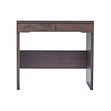 書斎デスク 完成品 幅80cm 木製 アルダー 国産品 ナチュラル ブラウン 堀田木工所 (ブラウン)