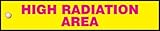 HIGH RADIATION AREA Sign - 1 1/2" x 8" [並行輸入品]