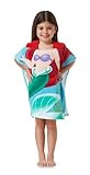Disney Ariel the Little Mermaid Hooded Bath Towel Poncho by Disney [並行輸入品]