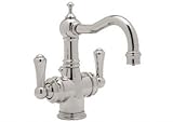 Rohl U.1370LS-APC-2 Perrin & Rowe Filtration Georgian Era Two Lever Lavatory Filter Faucet, Polished