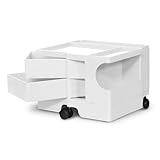 B-LINE（ビーライン）「BOBY WAGON（ボビーワゴン）」1段2トレイ/ホワイト BOBY12WH