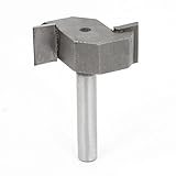 ストレートシャンクデュアルフルートTタイプアンダーカットスロットルータービット1/4" ×1/2"