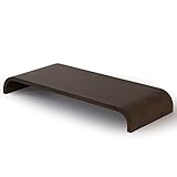 ワイエムワールド モニターラック 【色： ブラック 】 モニタースタンド 卓上 34-058