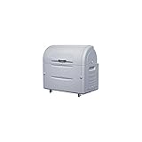 カイスイマレン ジャンボペール　PE1000C　（キャスター付）　(鍵穴付き）　『ゴミ袋（45L）集積目安　22袋、世帯数目安　11世帯』　『ゴミ収集庫』 グレー