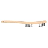 DEWALT DW49704 3-Inch by 19-Inch Row Curved Handle Stainless Wire Brush by DEWALT