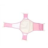 Sincerestore ベイビーバスネット シャワーネットメッシュ　お風呂ネット　シャワーマット折り畳み式 調整可能　安全クロス　 (ピンク)