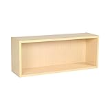 arne 壁掛け棚 ウォールラック 壁面収納 シェルフ 本棚 Mサイズ WallBoxSeven Btype単品M ナチュラル