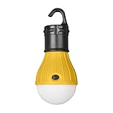 Tmalltide (yellow) 屋外＆屋内LEDフック電球キャンプ旅行ポータブルミニナイトライト