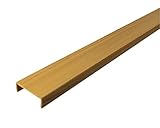 光 内窓作成部品 横カバー 木目 12x34x915mm