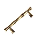 (ライチ) Lychee アンティーク金物取っ手 取手 ネジ付き 竹の節形 ハンドル つまみ ドアノブ 引き出し キャビネット 食器棚 3サイズ