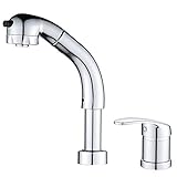 Maynosi 洗面台蛇口 洗面水栓 ツーホール式 洗髪用 シングルレバー混合栓 2穴台付き ホース引き出し式 ２つの水流モード 360°回転 吐水口昇降 取り付けホース付き 真鍮 研磨