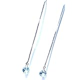 クリアキュービックジルコニアワンポイント装飾 ベネチアンチェーンデザイン