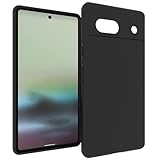 Google Pixel 7A 用 ケース グーグル ピクセル 7A 用 カバー ソフト TPU ハンバー 耐衝撃 ブラック SMPURF SPCP7AT2B