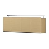 ポルターレ 壁面キャビネット (上置き) ナチュラル POR-5515D U NA