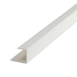 断熱材　防音材　吸音材　固定用ジョイナー 25mm厚　端部用　長さ2730mm (白）