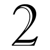 一文字からの 数字 2 Sサイズ 3cm×3cm 一文字からの ステッカー スーツケース Imprint MT Ahadow mojis-impri0S2-ds