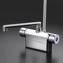 KVK FTB200DR2HT デッキ型サーモスタット式シャワー混合栓ホースなし Amazon | KVK デッキ形サーモスタット式シャワー FTB200DP1T