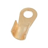 uxcell 丸型端子 銅端子 オープンケーブルコネクタ 電源機器の変圧器 リングタング 100A 造船航空