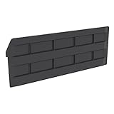 Akro-Mils 41814 Length Divider for 30814 and 30824 ShelfMax 8 Plastic Nesting Shelf Bin Box, Black, 