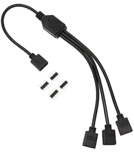 Amazon.co.jp: waves 3ピン アドレッサブル LED用 4分岐ケーブル 30cm
