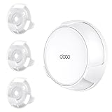TP-Link Deco BE23/BE25/BE3600/BE5000 WiFi 7メッシュWi-Fiシステム用壁掛けホルダー - 省スペースブラケット 隠しケーブル管理 安全でスタイリッシュなデザイン 自宅やオフィス用 (ホワイト 3個パック)
