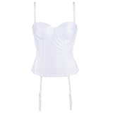 [トリンプ] ブライダルインナーウェディングビスチェ・シンプルシリーズ ホワイト D75サイズ