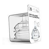 Comotomo Replacement Nipples in Variable Flow for Ages 6 Months by Comotomo