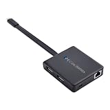 Cable Matters USB C ハブ DisplayPort、[デュアル4K 60Hz DisplayPort・100W PD充電・ 480Mbps LAN・2x USB 2.0]、Windows & Linux用、Thunderbolt 4/USB4/Thunderbolt 3 Port対応、ブラック