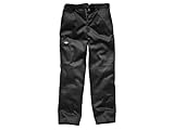 (ディッキーズ) Dickies レッドホーク スーパーワークパンツ 作業服ボトムス 作業着ズボン (ロング丈) 男性用 (32) (ブラック)