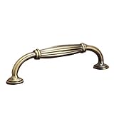 取っ手＆つまみ /GA0008　フレアー・ハンドル（真鍮ゴールド）1個