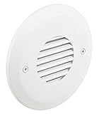 Outer Circle Louvered Faceplate, White [並行輸入品]